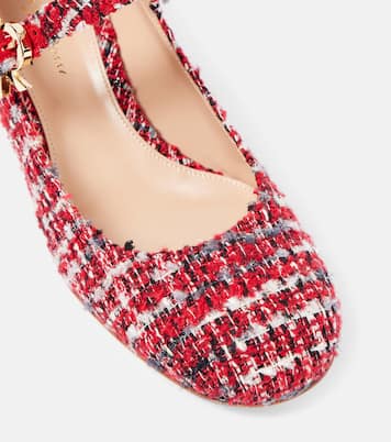 Mary Ribbon bouclé Mary Jane pumps | Gianvito Rossi