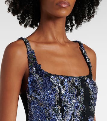Abito lungo con paillettes | Dries Van Noten