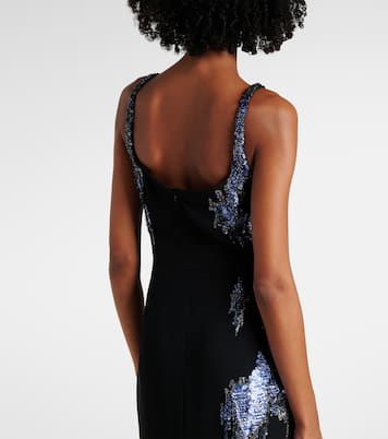 Abito lungo con paillettes | Dries Van Noten