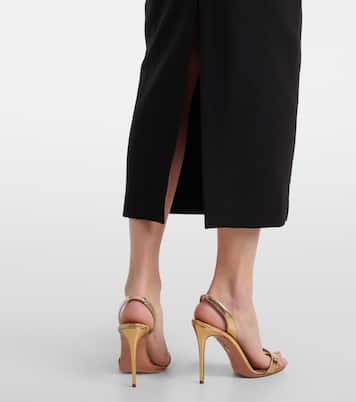 Abito midi asimmetrico in crêpe | Roland Mouret