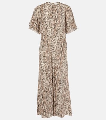 Abito midi Keany in misto seta | Isabel Marant