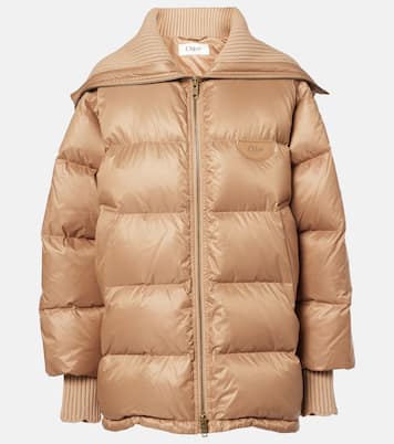 Oversized quilted down jacket | Chloé