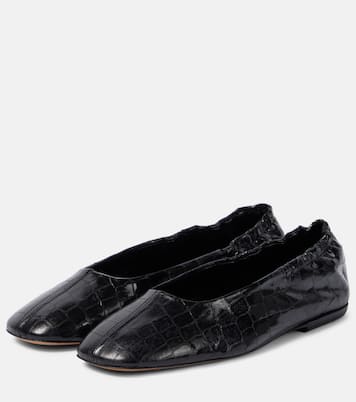 Ballerine in pelle metallizzata | Dries Van Noten
