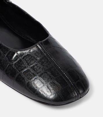 Ballerine in pelle metallizzata | Dries Van Noten