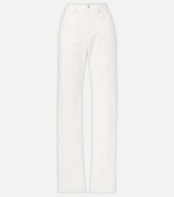 Jeans anchos de tiro medio | Brunello Cucinelli