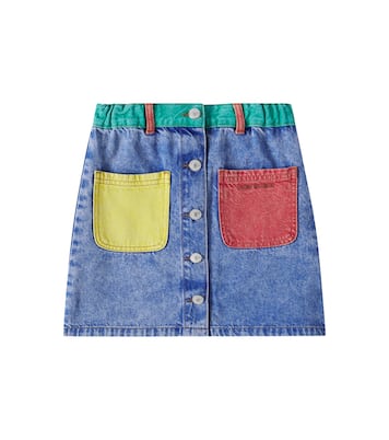 Gonna di jeans color-block | Bobo Choses