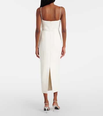 Abito midi in crêpe | Roland Mouret