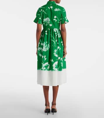 Vestido camisero en popelín de algodón | Erdem