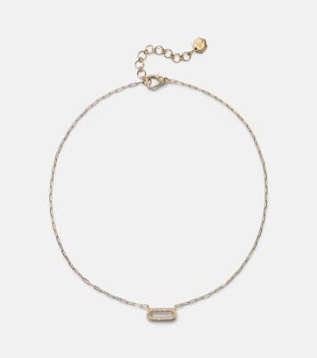 Collier chaîne Cable Link en or 18 ct et diamants | Shay Jewelry