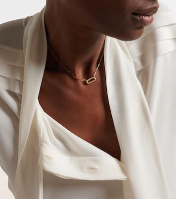 Collier chaîne Cable Link en or 18 ct et diamants | Shay Jewelry