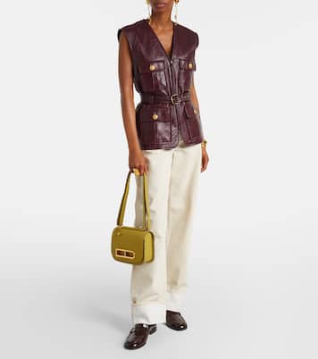 Sac à bandoulière Lingot en cuir | Delvaux