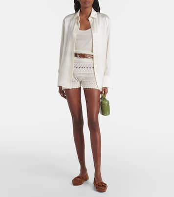Shorts aus Häkelstrick | Ralph Lauren Collection