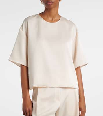 T-shirt oversize Barb in raso | Leset