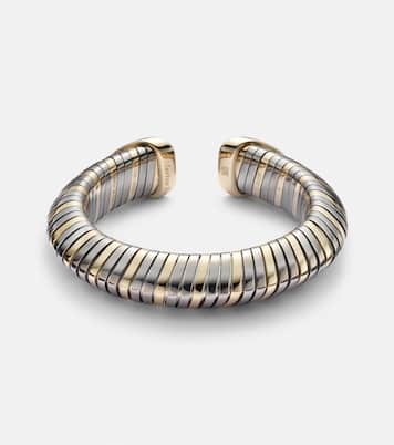 Trisola 18kt gold bracelet with diamonds | Marina B