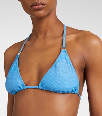 Top de bikini Maine de chevron | Melissa Odabash