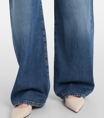 Jeans a gamba larga a vita media | Brunello Cucinelli