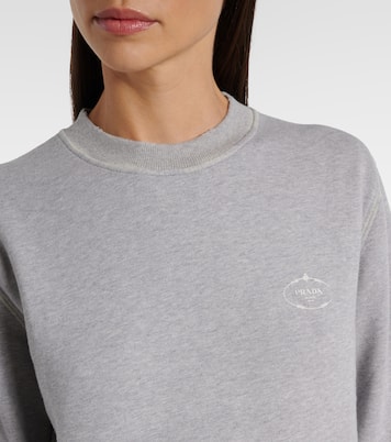 Sudadera de jersey de algodón | Prada