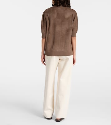 Ellie open-knit cotton shirt | Varley