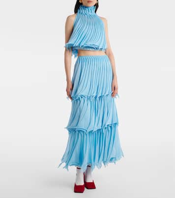 Crop top plisado | Alaïa