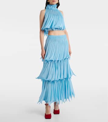 Crop top plisado | Alaïa