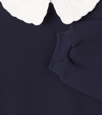 Mandy cotton jersey sweatshirt | C'era Una Volta