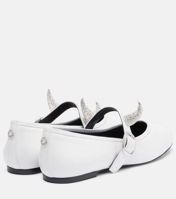 X Disney® Mary-Jane-Ballerinas aus Leder | Coperni