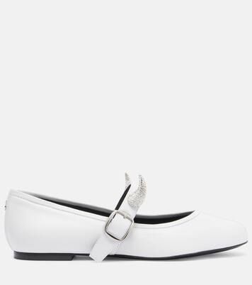 X Disney® Mary-Jane-Ballerinas aus Leder | Coperni