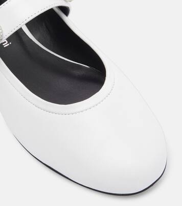 X Disney® Mary-Jane-Ballerinas aus Leder | Coperni