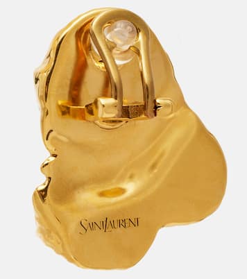 Bubble embellished clip-on earrings | Saint Laurent