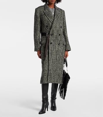 Abrigo Ebyane de tweed en mezcla de lana  | Isabel Marant
