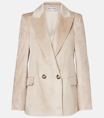 Sevyn double-breasted cotton-blend corduroy blazer | Veronica Beard
