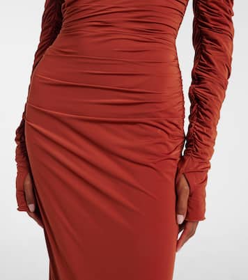 Rosseli gathered jersey maxi dress | SIR