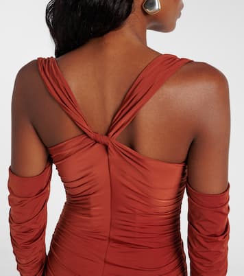 Rosseli gathered jersey maxi dress | SIR