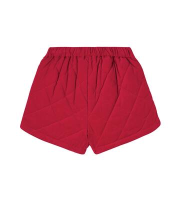 Thea checked cotton corduroy shorts | C'era Una Volta
