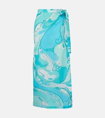 Orchidee cotton beach cover-up | Pucci