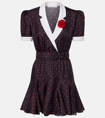 Robe imprimée en soie | Rodarte