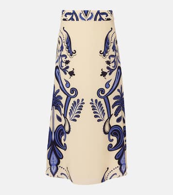 Paisley silk maxi skirt | Johanna Ortiz