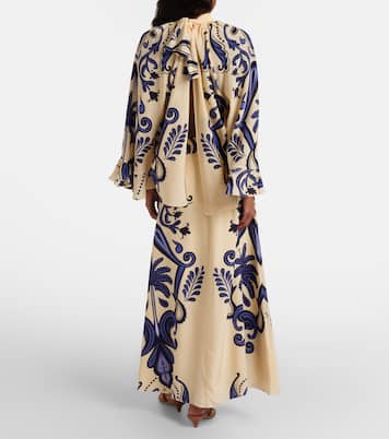 Paisley silk maxi skirt | Johanna Ortiz