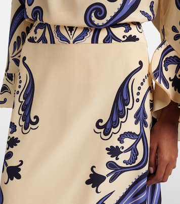 Paisley silk maxi skirt | Johanna Ortiz