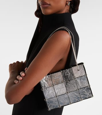 Emma 미니 메탈릭 레더 토트 백 | Khaite