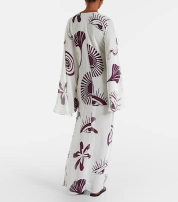 Robe longue à imprimé | Cala de la Cruz
