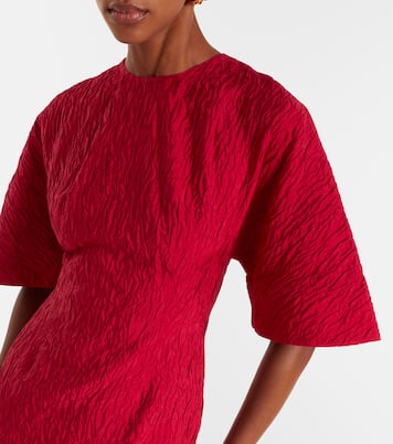 Vestido midi Falah de cloqué | Roksanda