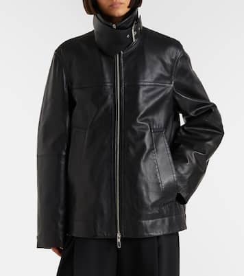 Oversized leather jacket | Sportmax