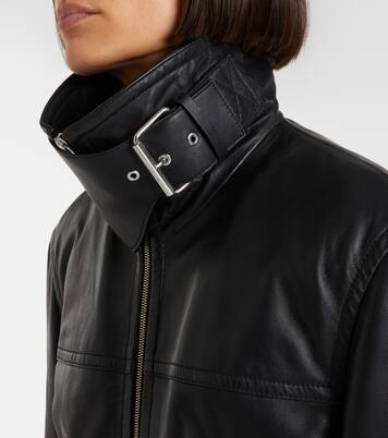 Oversized leather jacket | Sportmax