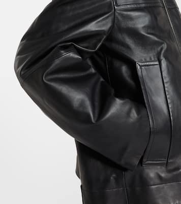 Oversized leather jacket | Sportmax