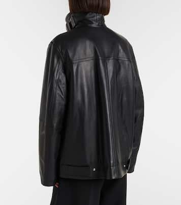 Oversized leather jacket | Sportmax