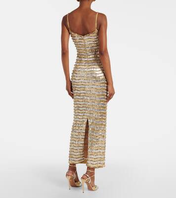 Embellished midi dress | Rachel Gilbert