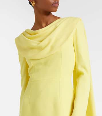 Zaira draped crêpe gown | Emilia Wickstead