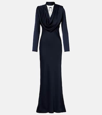 Robe longue avec écharpe | Rotate