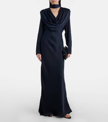 Robe longue avec écharpe | Rotate